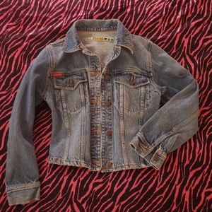 Vintage 90s Mudd Jean Denim Jacket OG Tag S Y2k 2000s Original Mudd Stonewash
